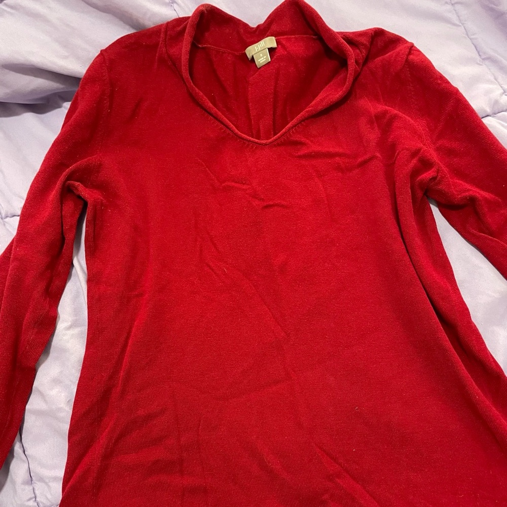 Red sweater